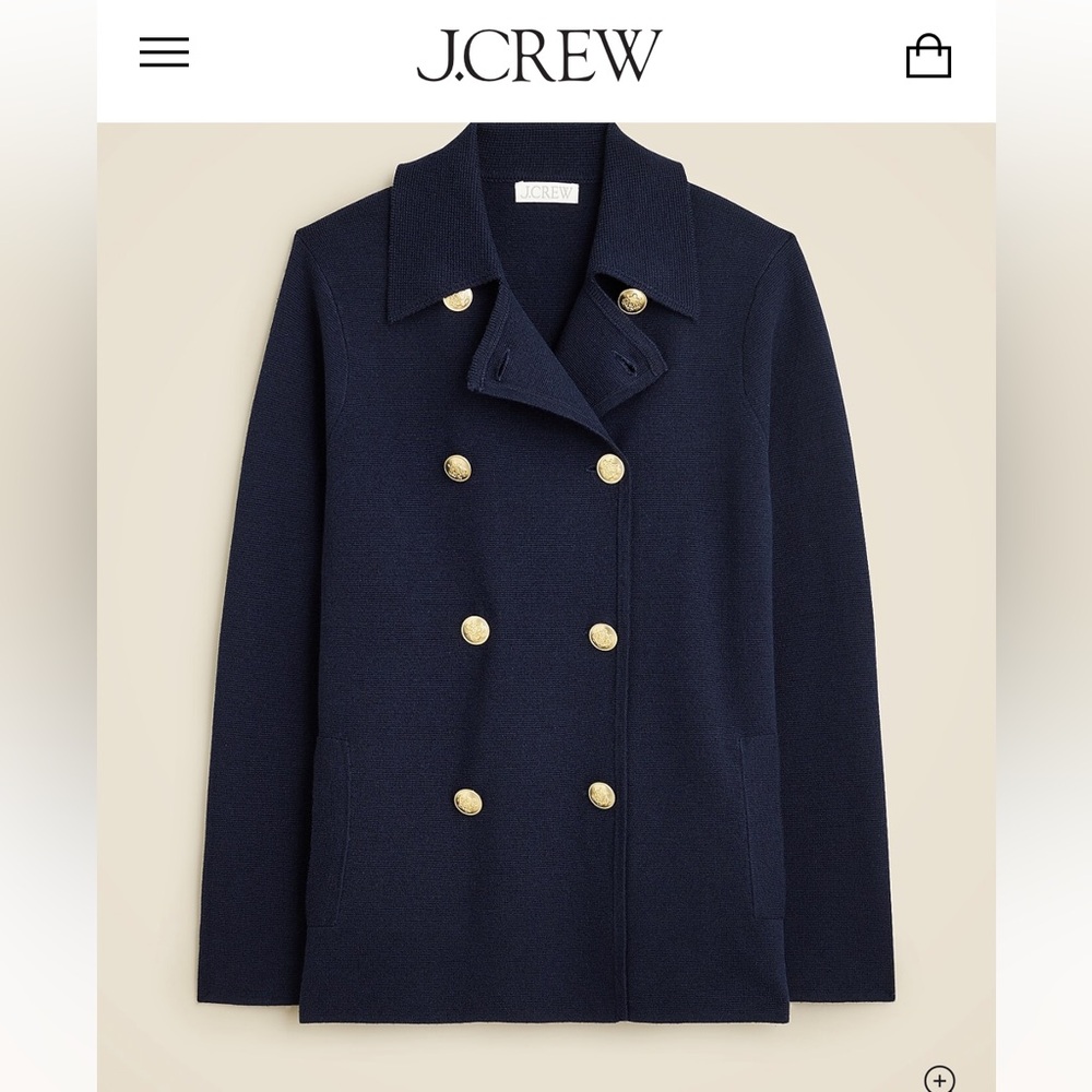 J. CREW Warwick Sweater Blazer